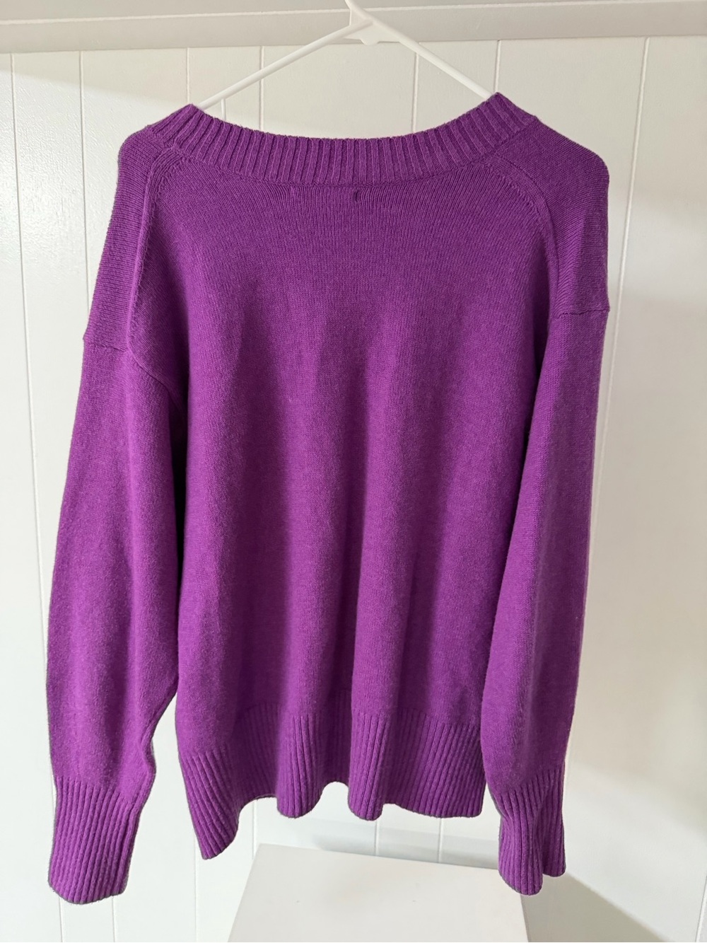 Banana Republic Purple Crewneck Sweater